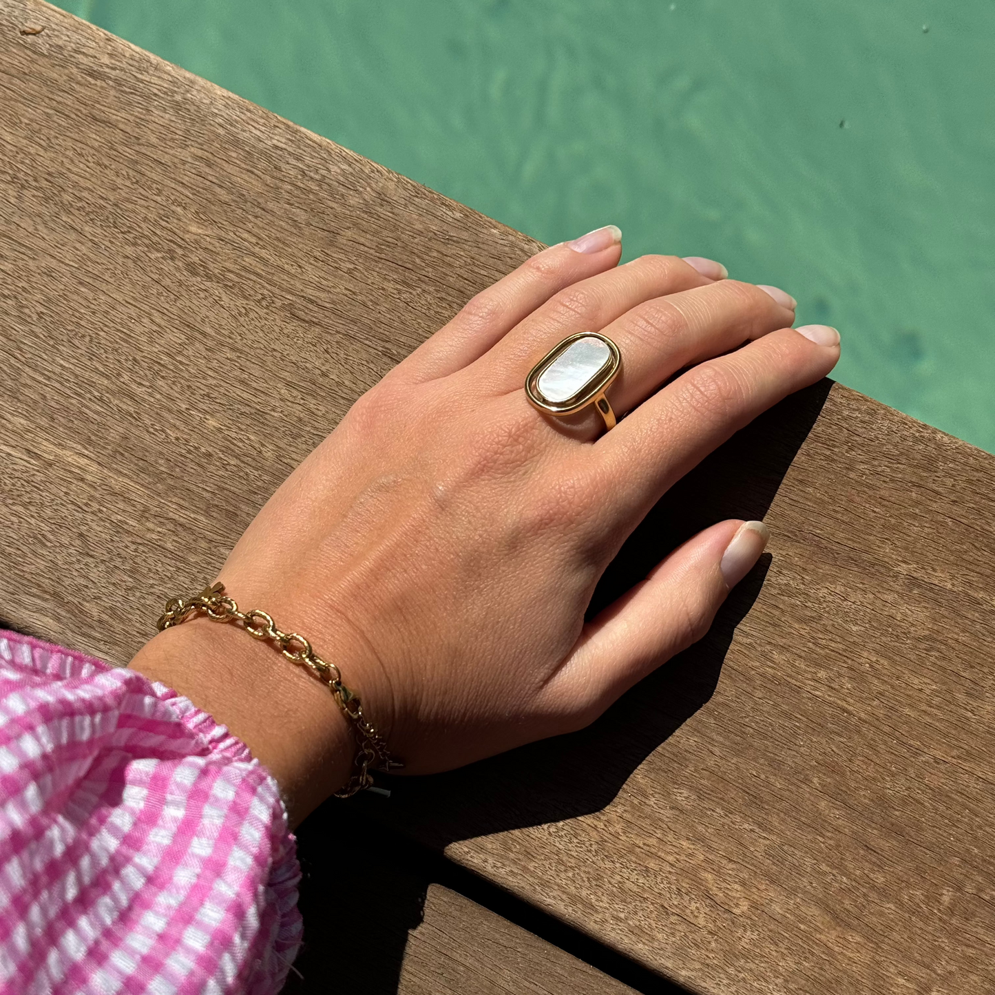 Bague Nacré