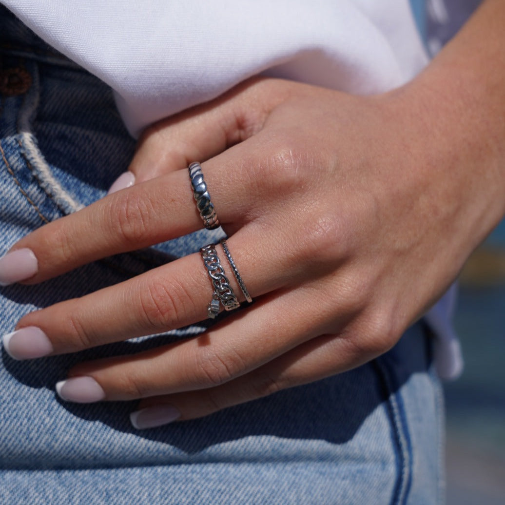 Bague Lamprós - Atelier Malé